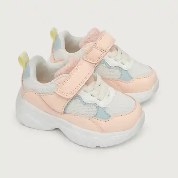 Zapatillas Urbana Chunky de Niña Rosado Talla 21 Opaline