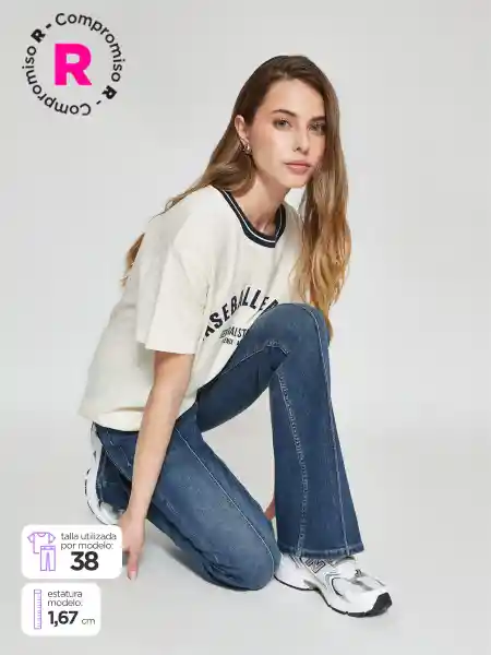 Index Jean Moda Devintage AzuL ox 38 S25