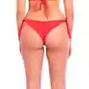 Bikini Calzón Tanga Con Amarras Rojo Talla XL Samia