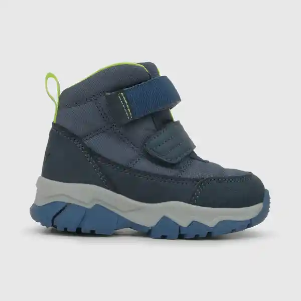 Botines 2 Velcros Nylon Para Niño Azul Talla 27 Colloky