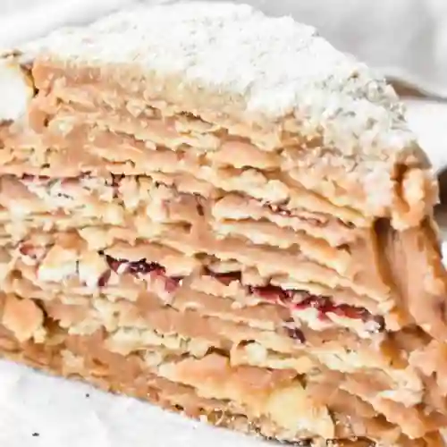 Torta Mil Hojas Manjar Frambuesa