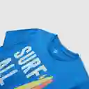 Polera Surf Royal de Niño Blue Talla 12A Colloky