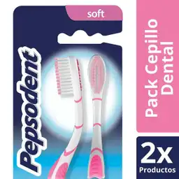Pepsodent Cepillo Dental Doble Cuidado Sensible y Suave
