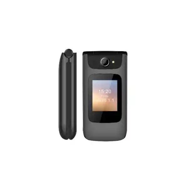 Introtech Seniorphone 4G Clamshell Batt 1450Mah Gris-Negro