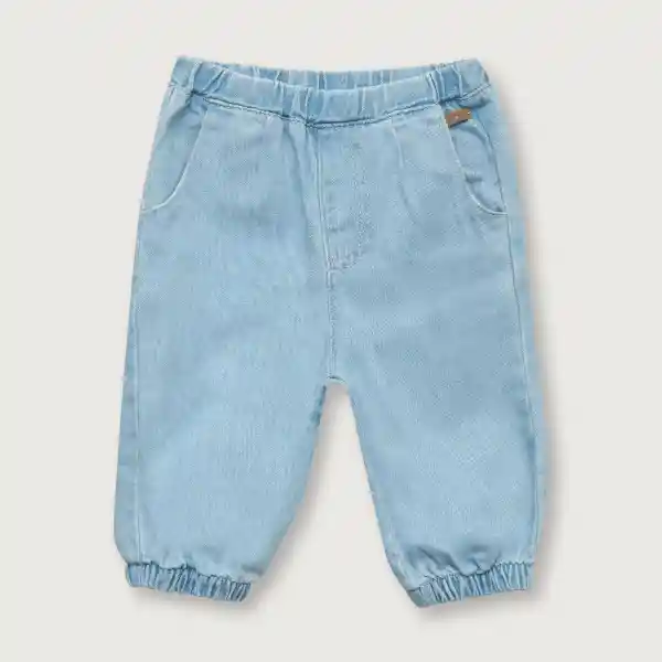 Jean on Bombacho Bebé Niña Celeste Talla 3M Opaline