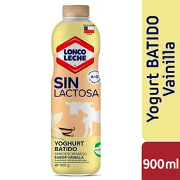 Loncoleche Yoghurt Batido sin Lactosa Sabor a Vainilla