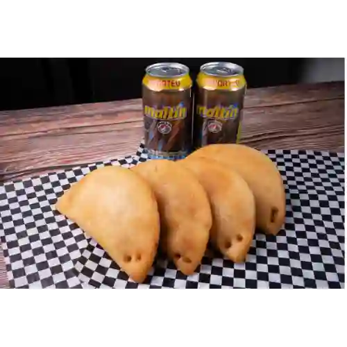 Combo 2 - 2Empanadas de Queso +2 Empanadas de Pollo