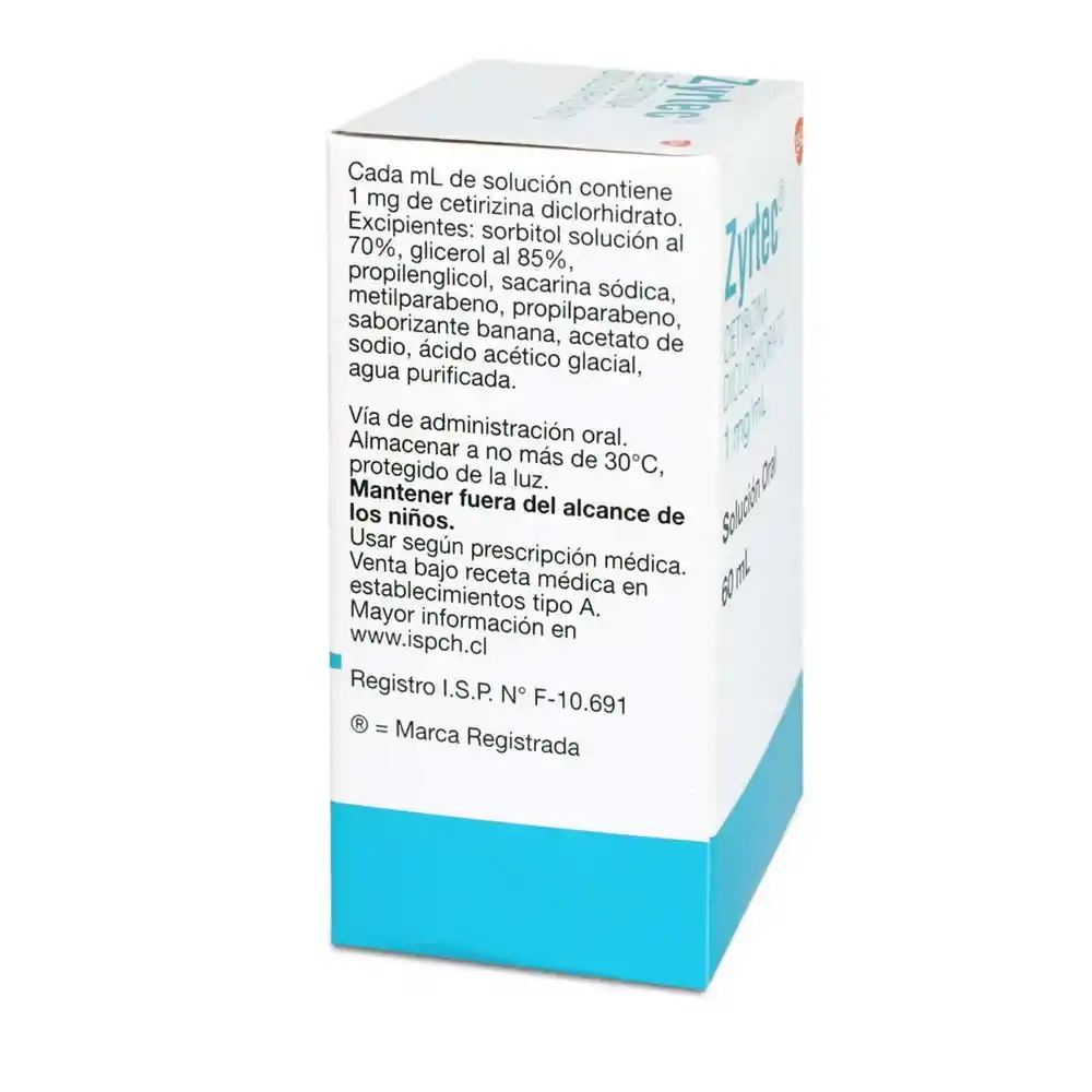 Zyrtec Antipruriginosos Sol.1mg/ml.