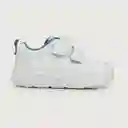 Zapatillas Liv Doble Velcro Niño Blanco Talla 26 Opaline