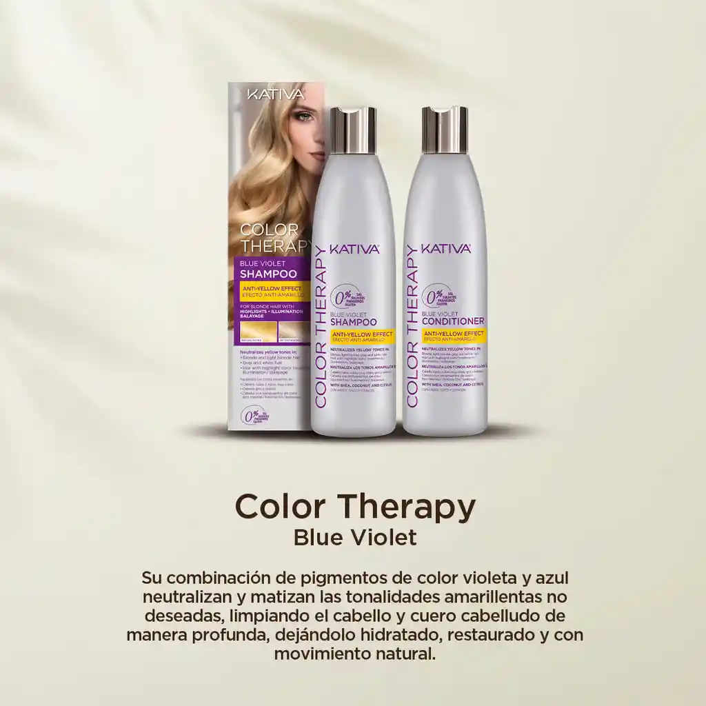 Kativa Shampoo Color Therapy Blue Violet