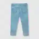 Jean Margaritas de Bebé Niña Light Denim Talla 12/18M Colloky