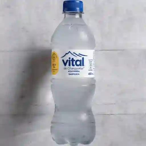Agua con gas (600 ml)