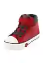 Zapatillas Urbana Caña Velcro Andante Niño Rojo 22 872 Ficcus