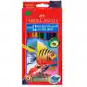 Lapices de Colores Acuarelables Faber-Castell 12 Coloresd635