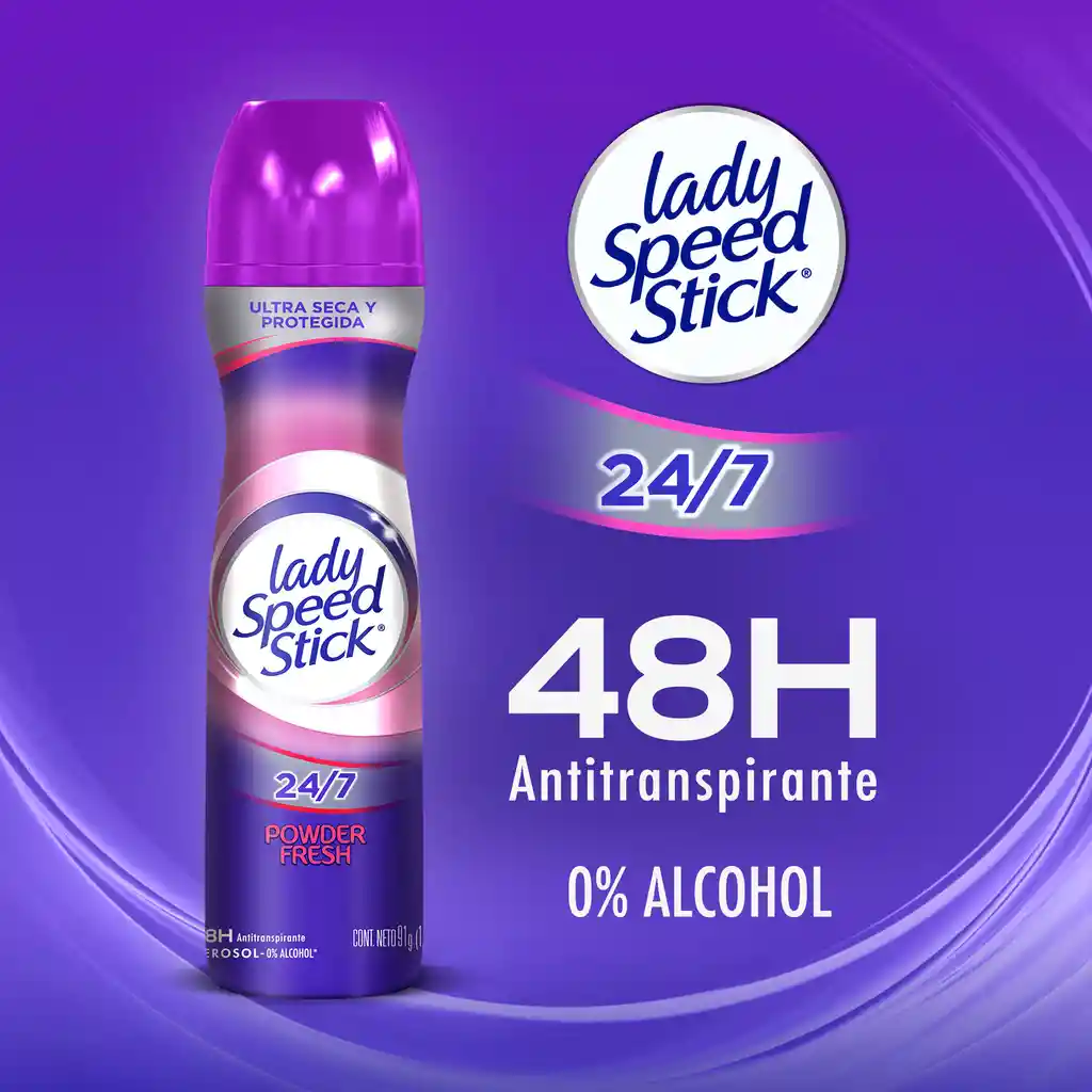 Lady Speed Stick Desodorante En Spray Fresh 91G