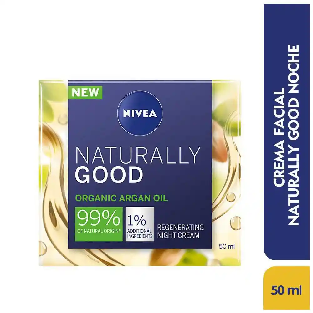 Nivea Crema Regeneradora de Noche Aceite de Argán Naturally