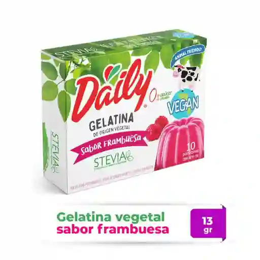 Daily Gelatina Vegan Frambuesa