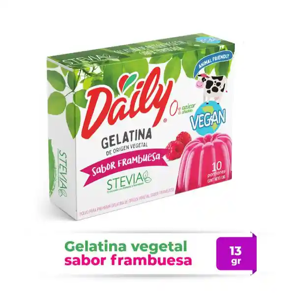 Daily Gelatina Vegan Frambuesa