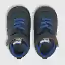 Botines Futurista Velcro Elástico Para Niño Azul T. 17 Colloky