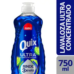 Quix Lavaloza Ultra Concentrado Rinde 3x Más 750 mL
