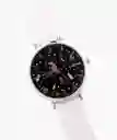 Lounge Reloj Estampado Negro