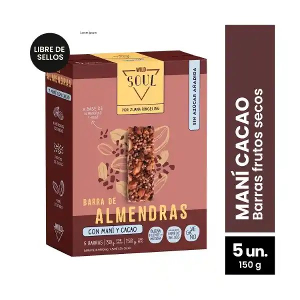 Soul Barra Frutos Secos Wild Cacao Man