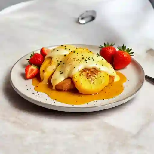 Envueltos En Queso Crema Y Frutilla