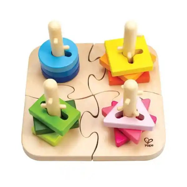 Hape Juguete Creative Peg Puzzle - E0411