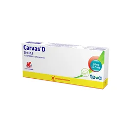 Carvas (B) D (12.5 mg/ 20 mg)