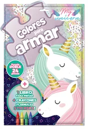 Rompecabezas Colores Para Armar Licencias Unicornio