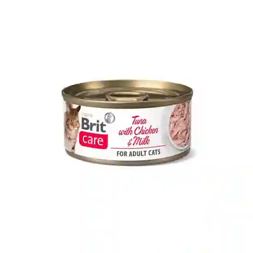Brit Care Alimento Húmedo Para Gato Atún Con Pollo y Leche