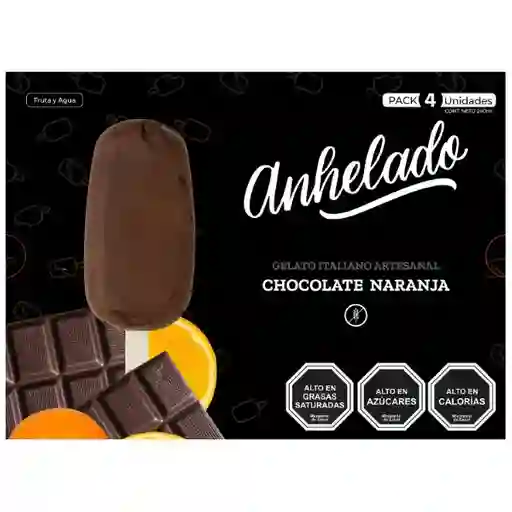 Anhelado Helado Chocolate Naranja