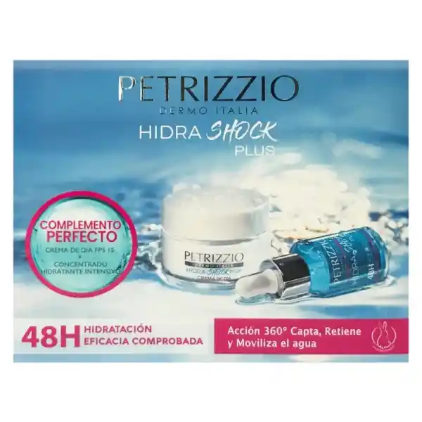 Petrizzio Kit Crema + Concent Hidrashockplus