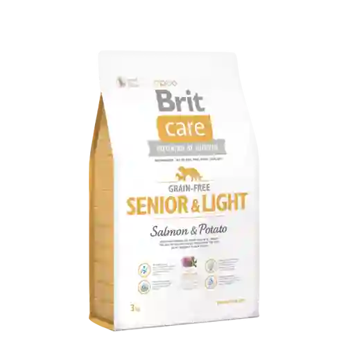Brit Care Alimento Para Perro Senior & Light Salmón y Patata