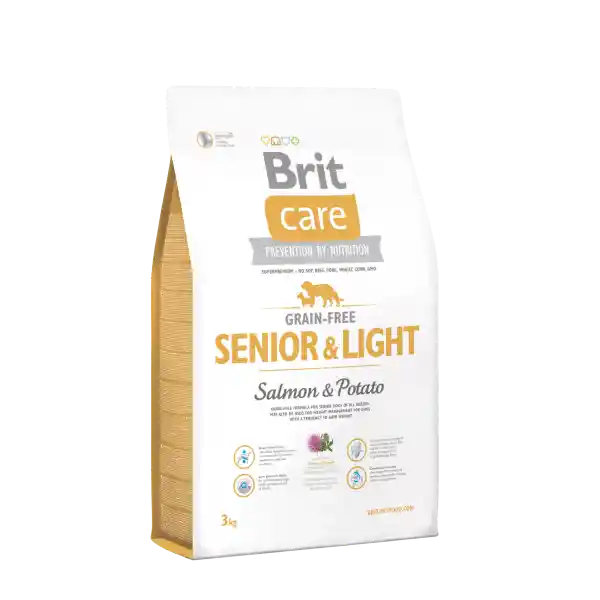 Brit Care Alimento Para Perro Senior & Light Salmón y Patata