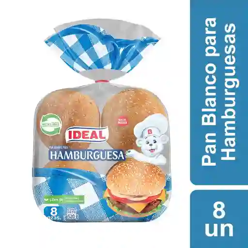 Bimbo-Ideal Pan Blanco para Hamburguesas