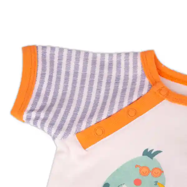 Set 2 pzas Body Bebe Niño Multicolor Pillin 6 M