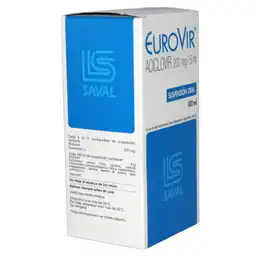 Eurovir 200 mg/5 mL Suspension Oral