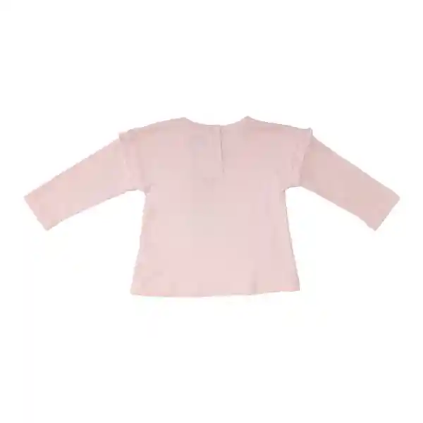 Polera Manga Larga Bebe Niña Beige Pillin 3 M