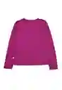 Polera Junior Lentejuelas Day to Day 760 Magenta 12 Años Ficcus