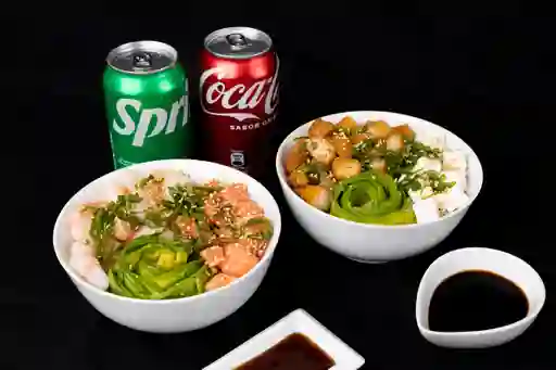 2 Gohan a Elección + 2 Bebidas 350 ml