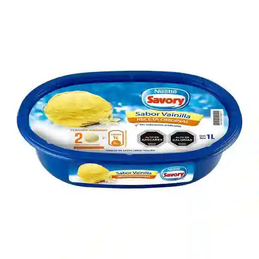 Helado Savory Vainilla 1L