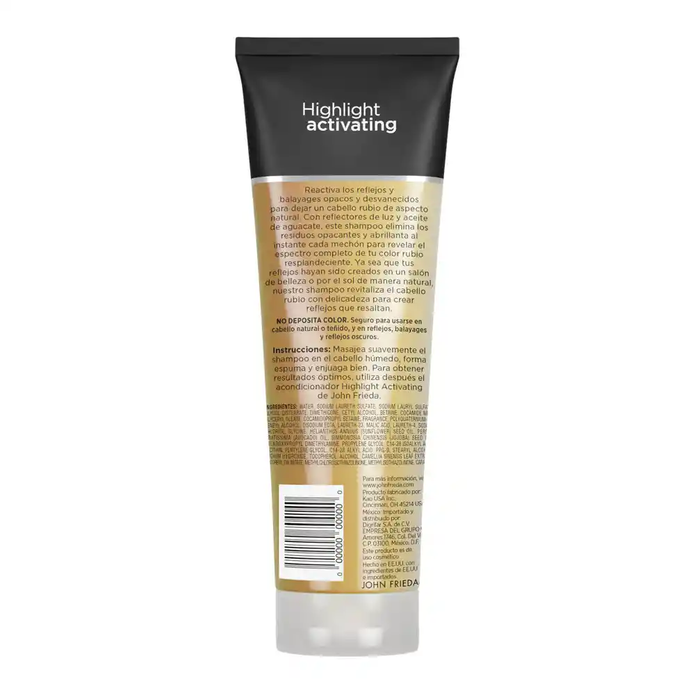 John Frieda Shampoo  Moist Rubios Oscuro