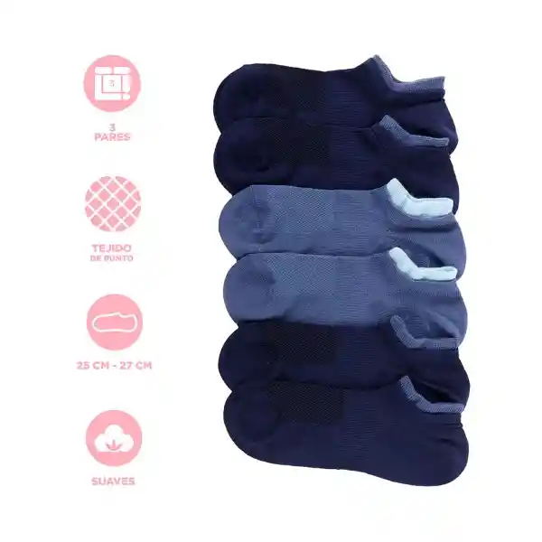 Calcetines Para Hombre Azul Miniso