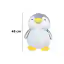 Miniso Peluche Grande De Pingüino Gris 48cm