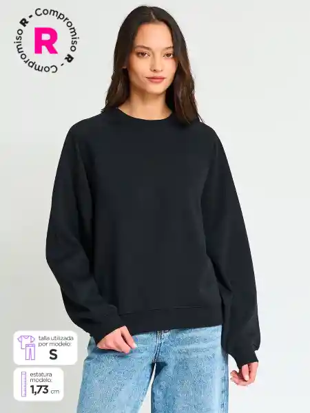 Index Polera Manga Larga Beraglancor Negro XL S25