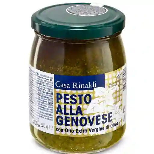 Pesto Alla Genovese en Oliva Extra Virgen /Casa Rinaldi/ 130 Grs