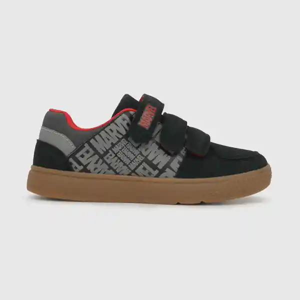 Zapatillas 3 Velcros Skate Marvel Niño Negra Talla 38 Colloky