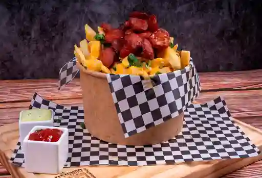 Papas Frita con Chorizo Chicas