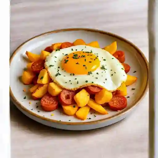 Papas Fritas Baston Con Chorizo-Gigante